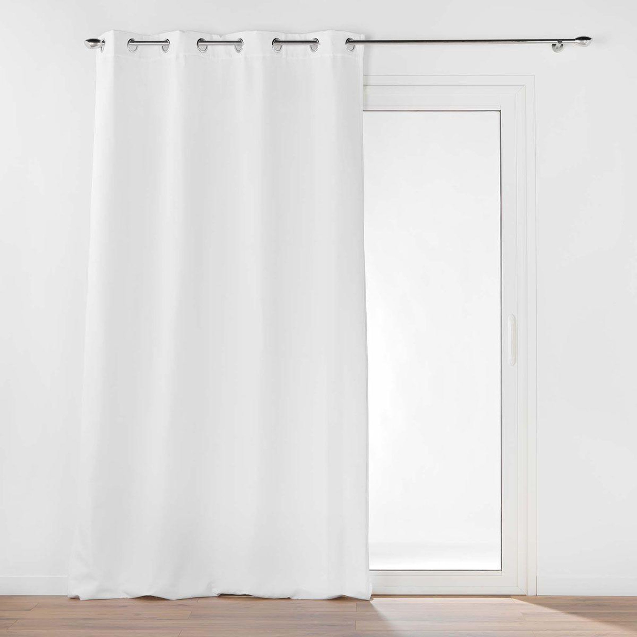 Douceur d'Intérieur Rideau isolant thermique  micropolar  135x260cm blanc