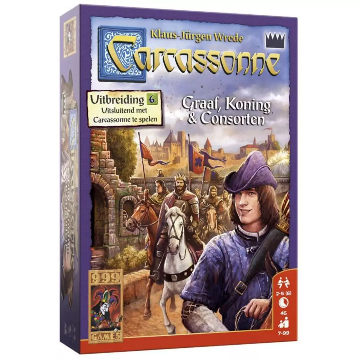 999 GAMES 999GAMES Carcassonne - Count, King and Consort Table Games