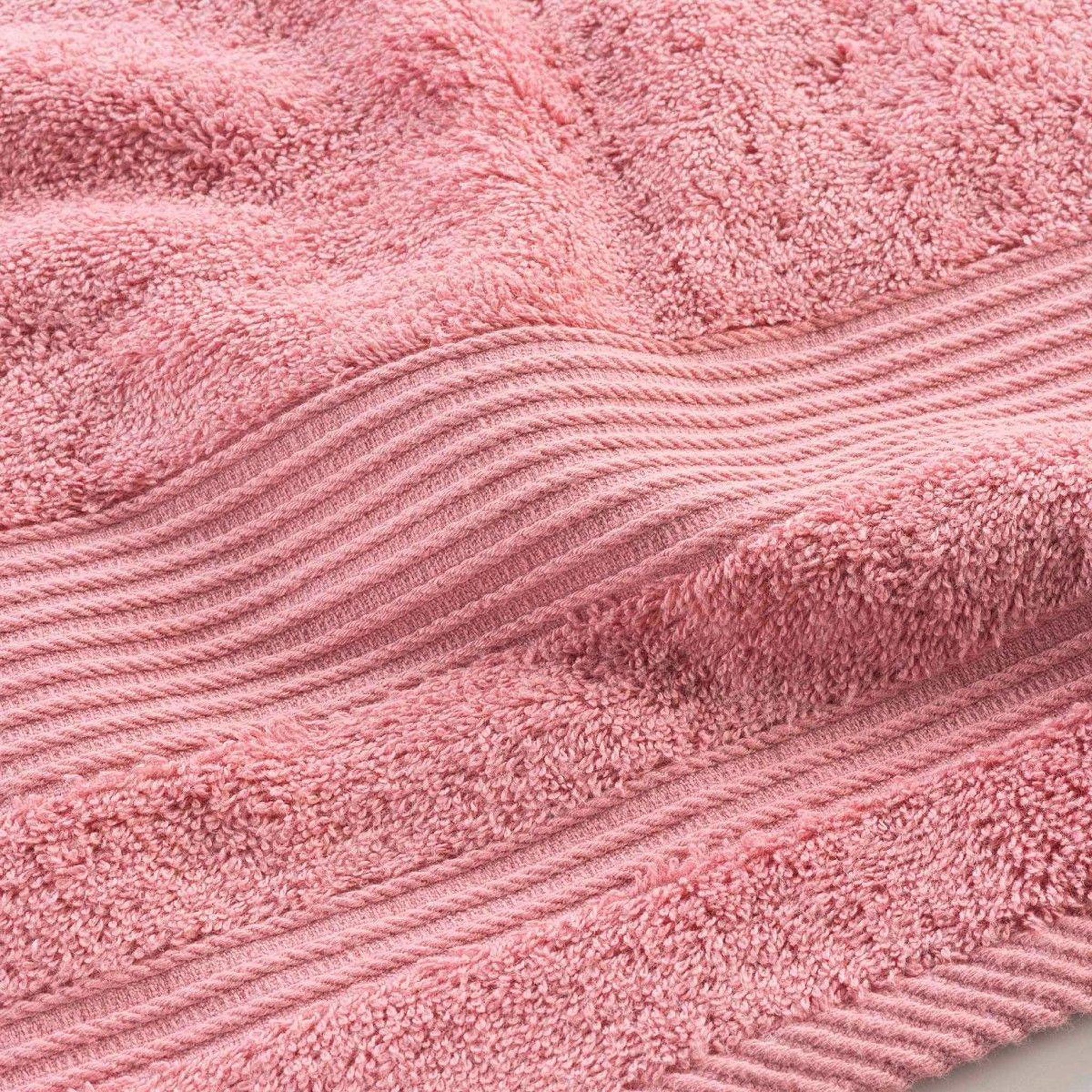 Voir la diapositive 2 : Douceur d'Intérieur Drap de douche  tendresse  70x130cm bois de rose