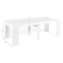 Voir la diapositive 6 : ID MARKET Table console extensible ORLANDO 10 personnes 235 cm bois blanc