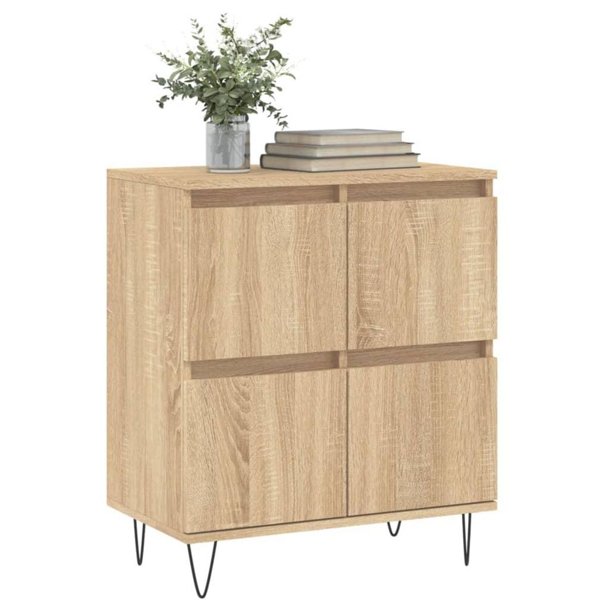 VIDAXL Buffet Chene sonoma 60x35x70 cm Bois d'ingenierie