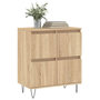 Voir la diapositive 3 : VIDAXL Buffet Chene sonoma 60x35x70 cm Bois d'ingenierie