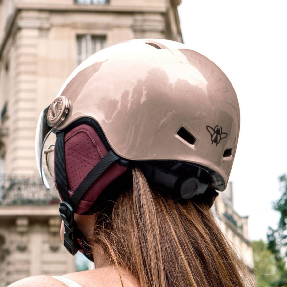 CASR Casque Style rose taille L