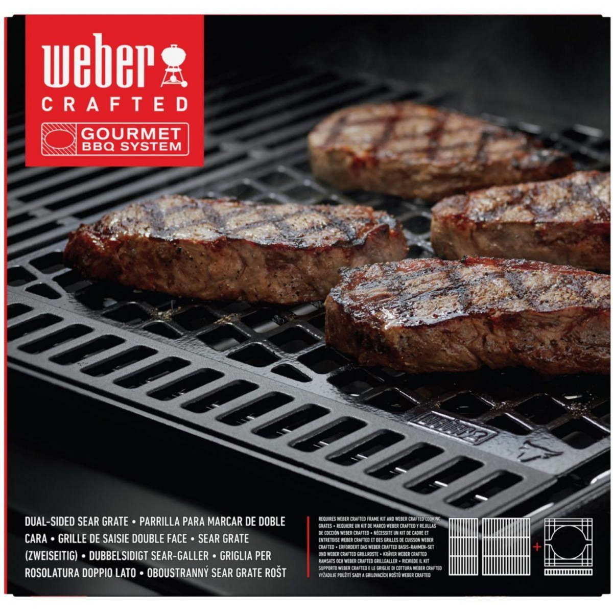 Weber Grille barbecue de saisie grand formatCrafted