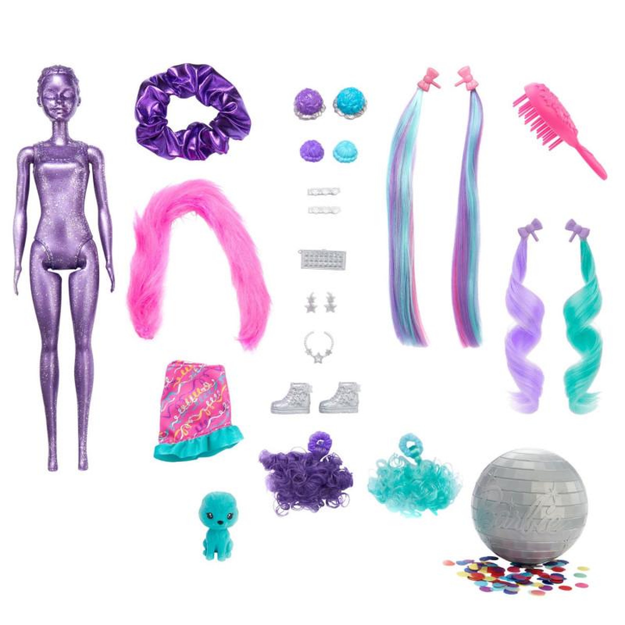Voir la diapositive 2 : MATTEL Mattel - Poupée Barbie à Surprise Couleur Reveal