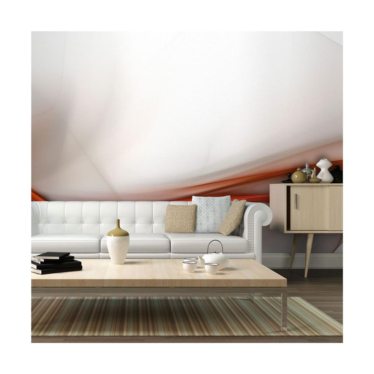 Paris Prix Papier Peint  Elegant Orange Design