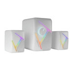 Mars Gaming Enceinte Mars Gaming MS-H21 Blanc 2.1 35W RGB