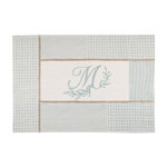 Lovely Casa Tapis 60x90 cm Constance azur coton