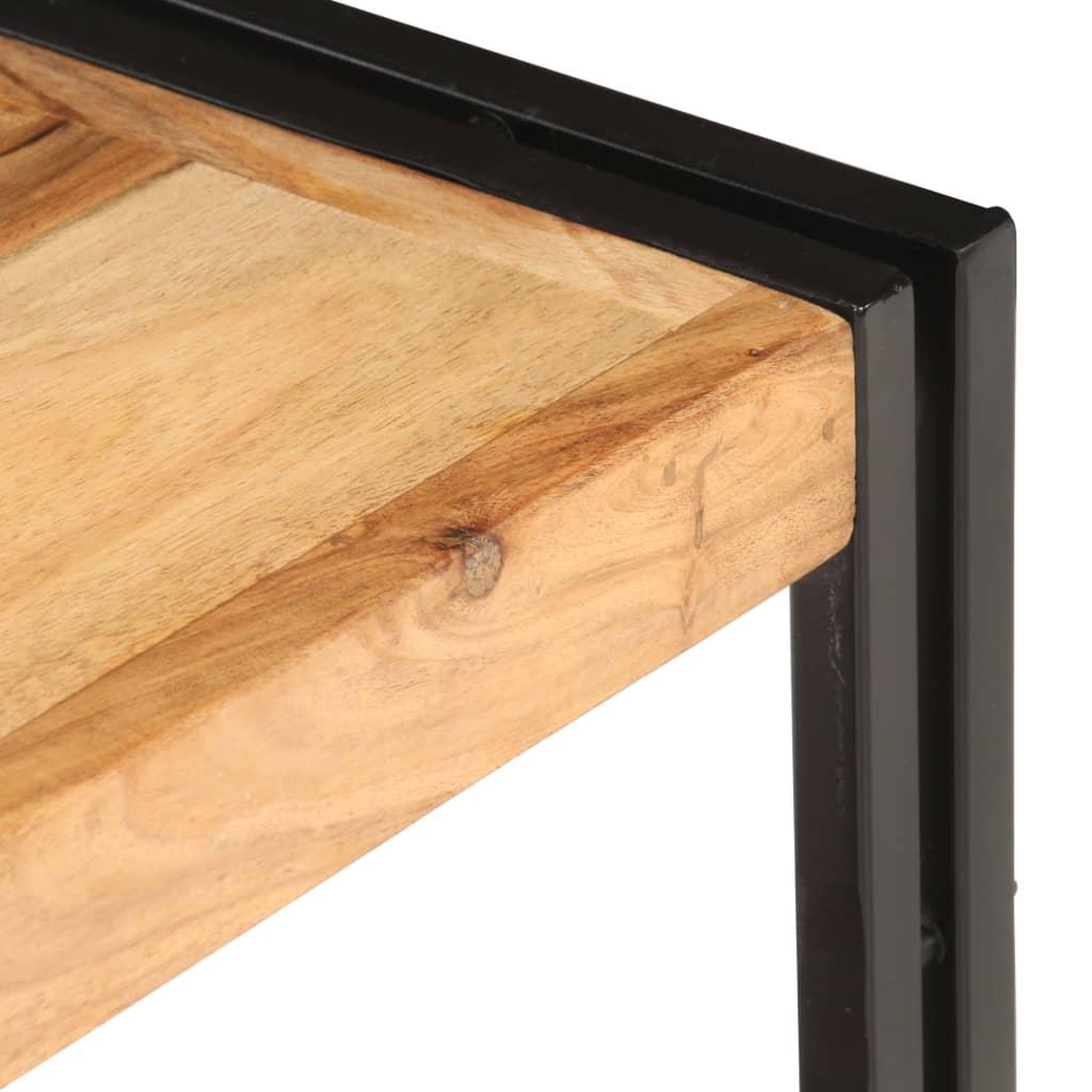 Voir la diapositive 4 : VIDAXL Meuble TV 120x30x40 cm Bois d'acacia massif