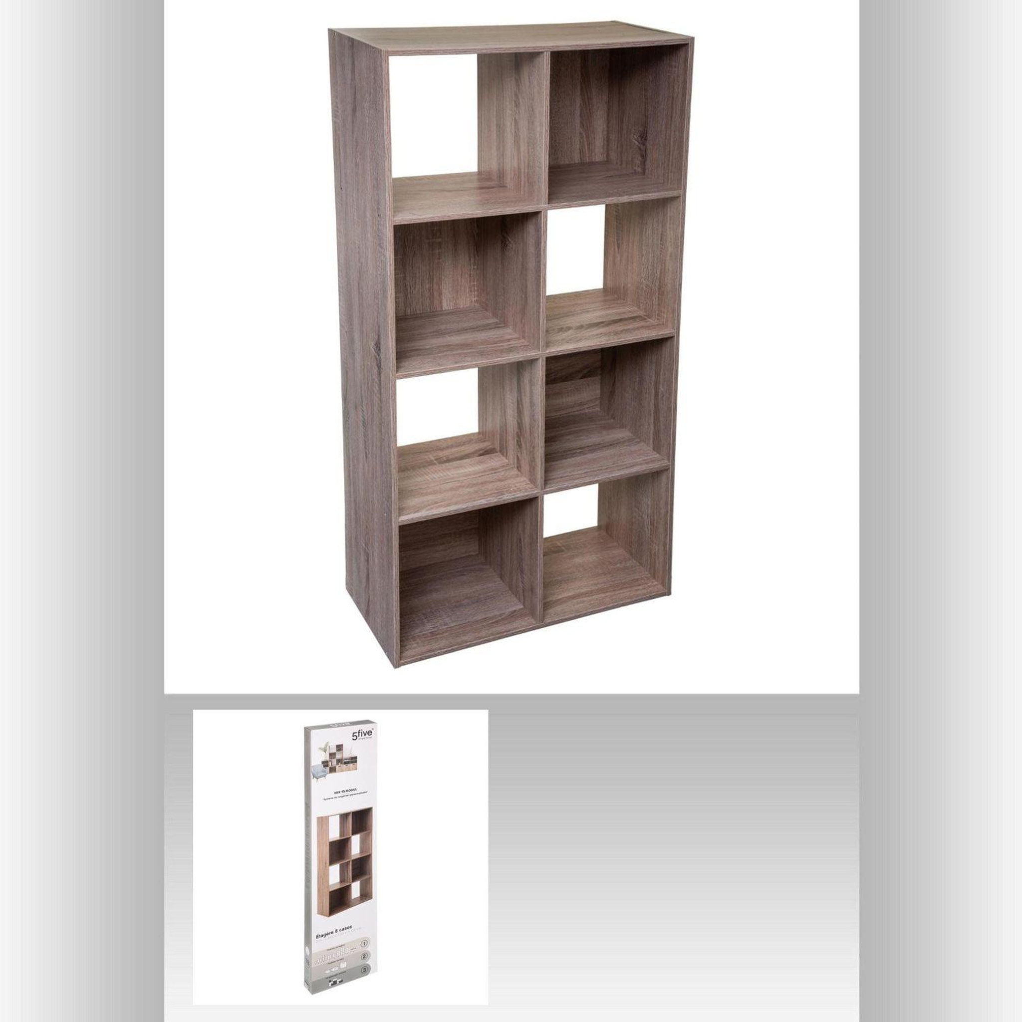 Voir la diapositive 3 : FIVE Etagère cube design Mix'n modul