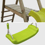 Voir la diapositive 3 : SWEEEK Aire de jeux MARIN en bois avec toboggan. 1 face à face. 2 balançoires. pin autoclave
