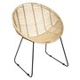Voir la diapositive 1 : Fauteuil en rotin naturel PAOLA