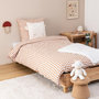 Voir la diapositive 1 : ATMOSPHERA Housse de couette enfant 140x200 VICHY + taie coton 57 fils
