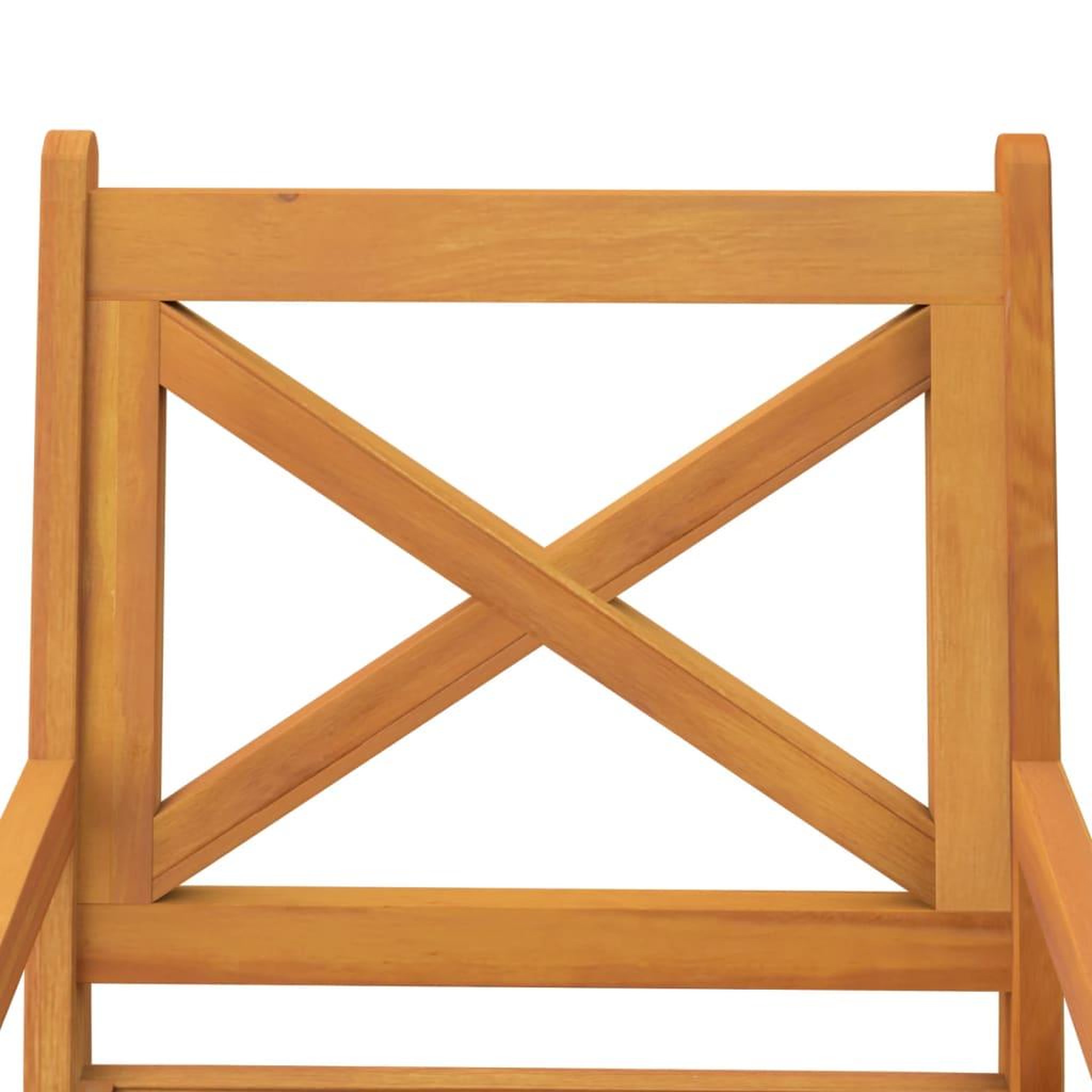 Voir la diapositive 5 : VIDAXL Chaises a manger d'exterieur lot de 8 Bois d'acacia massif