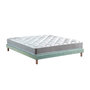 Voir la diapositive 4 : IDLITERIE Ensemble matelas mémoire de forme et mousse HR ZENITH avec sommier - confort français