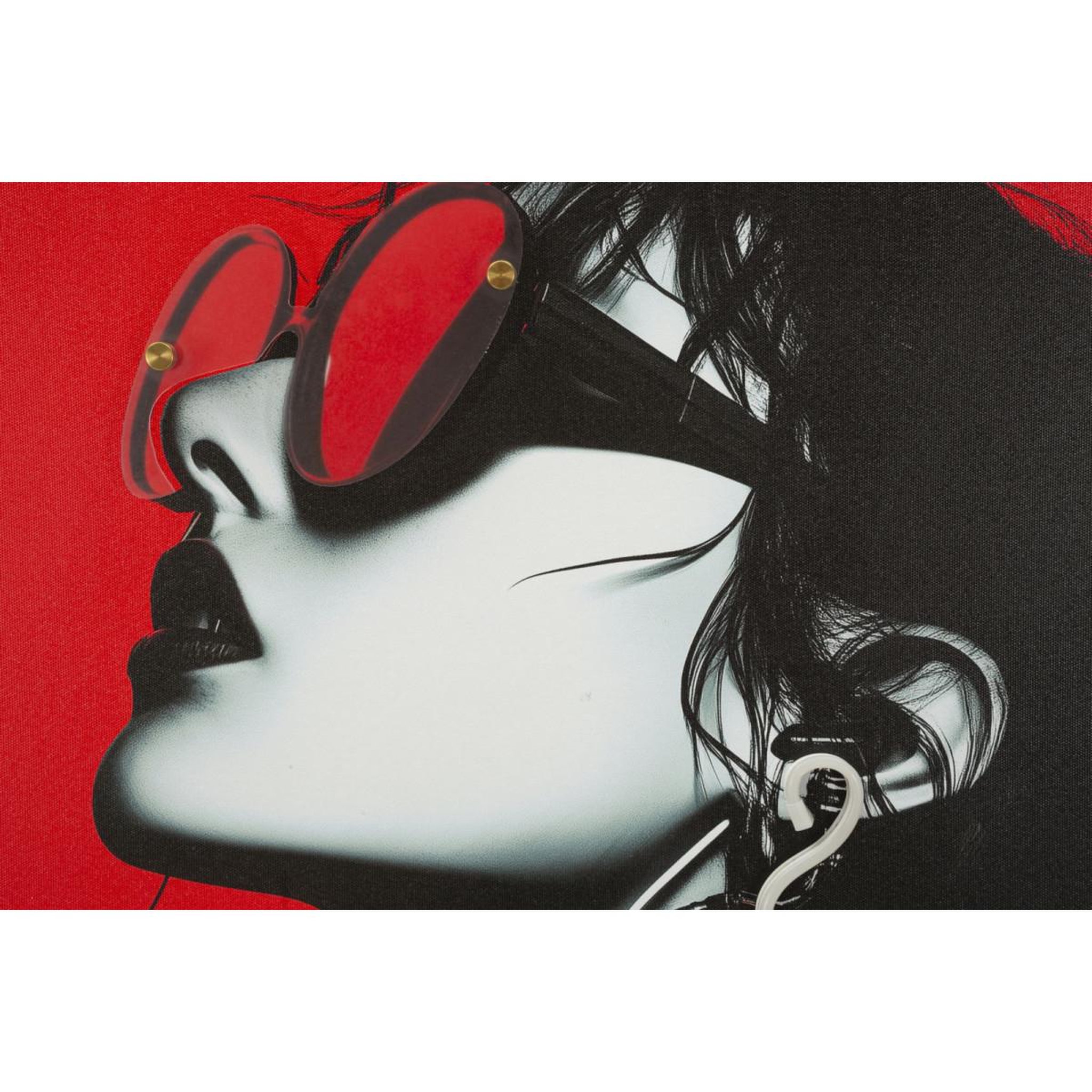 Voir la diapositive 5 : Paris Prix Tableau imprimé à led  psyco ii  60x90cm multicolore