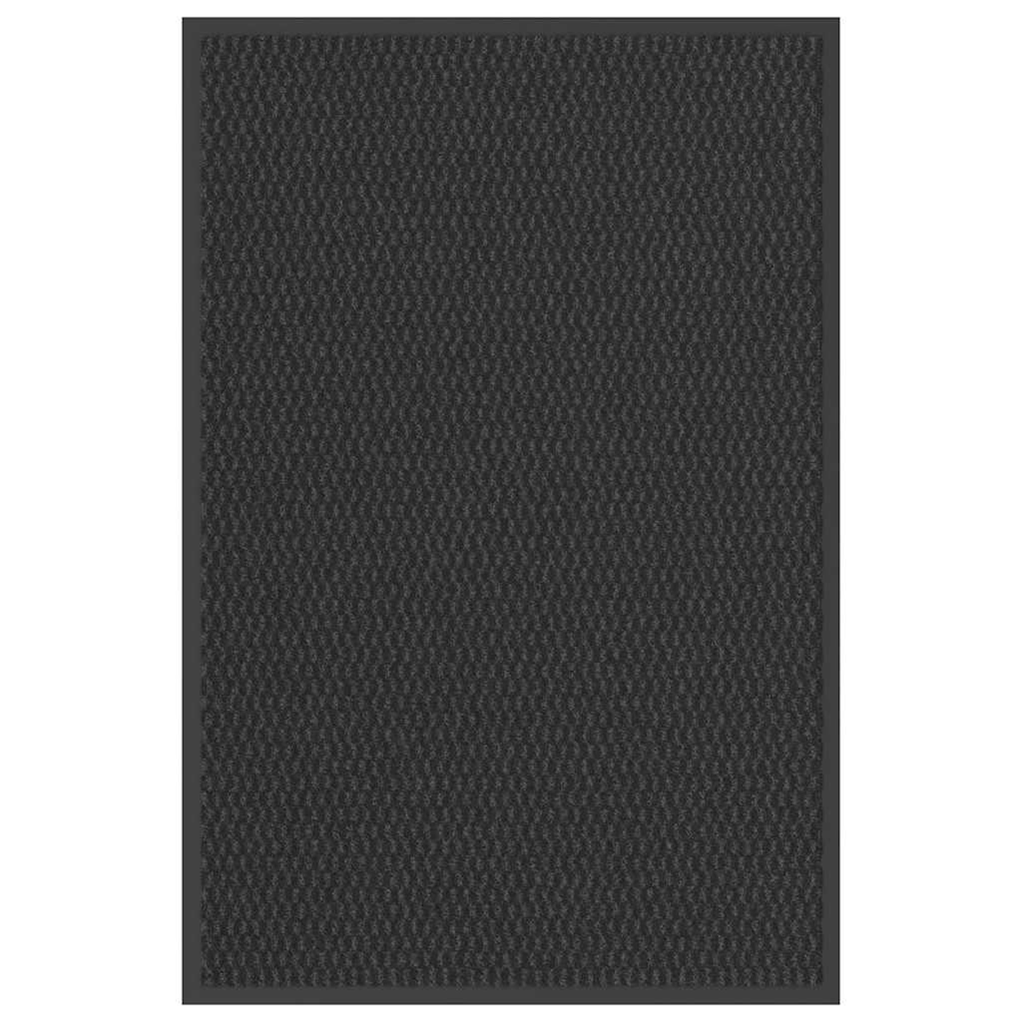 VIDAXL Paillasson noir 60x90 cm