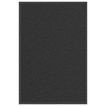 VIDAXL Paillasson noir 60x90 cm