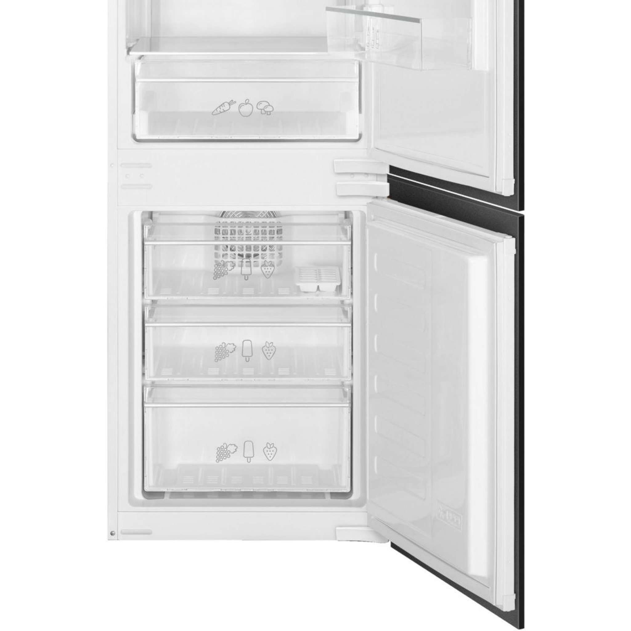 Voir la diapositive 3 : SMEG Réfrigérateur combiné encastrable c3170ne