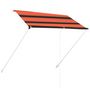 Voir la diapositive 2 : VIDAXL Auvent retractable 200x150 cm Orange et marron