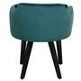 Voir la diapositive 5 : Paris Prix Lot de 2 Fauteuils Velours  Scanda  70cm Vert