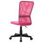Voir la diapositive 3 : VIDAXL Chaise de bureau Rose 44x52x100 cm Tissu en maille