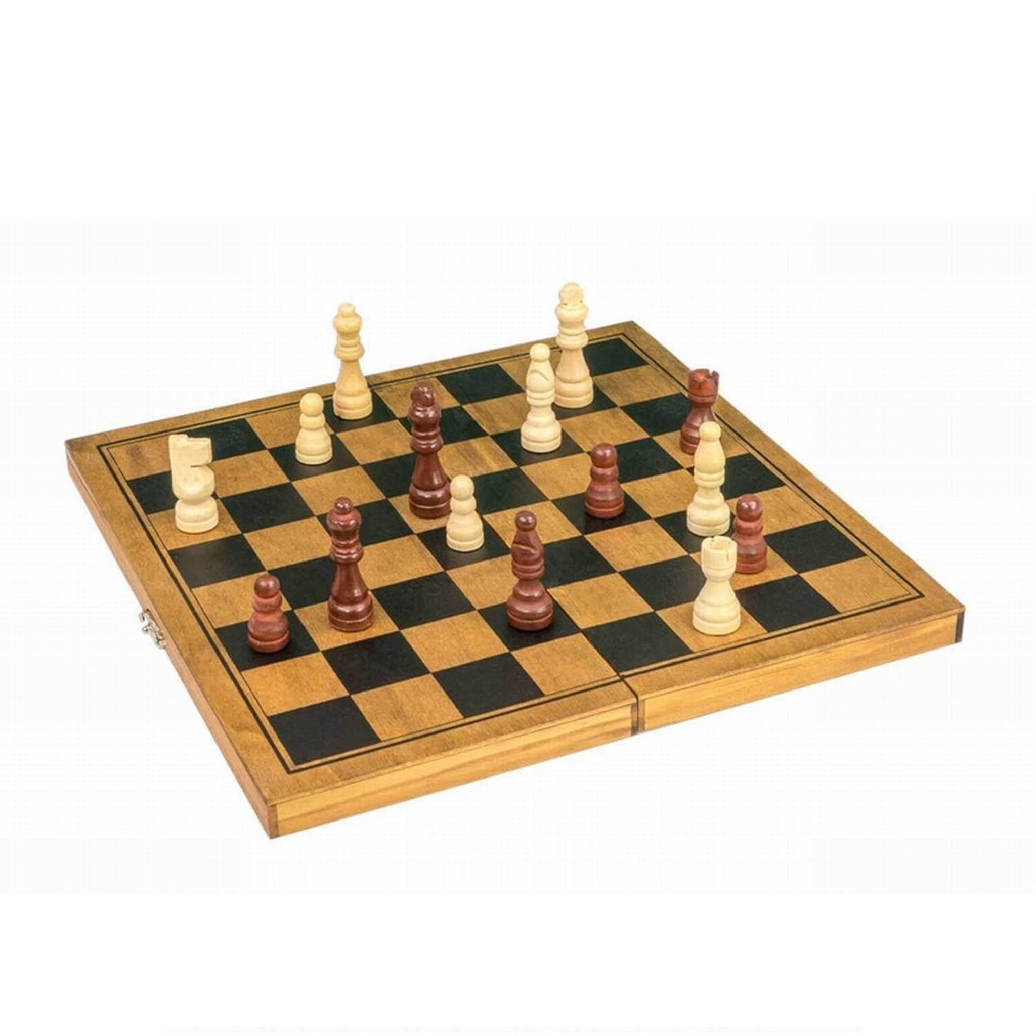 Voir la diapositive 3 : Professor Puzzle Jeux d'echecs - Grand classique en bois