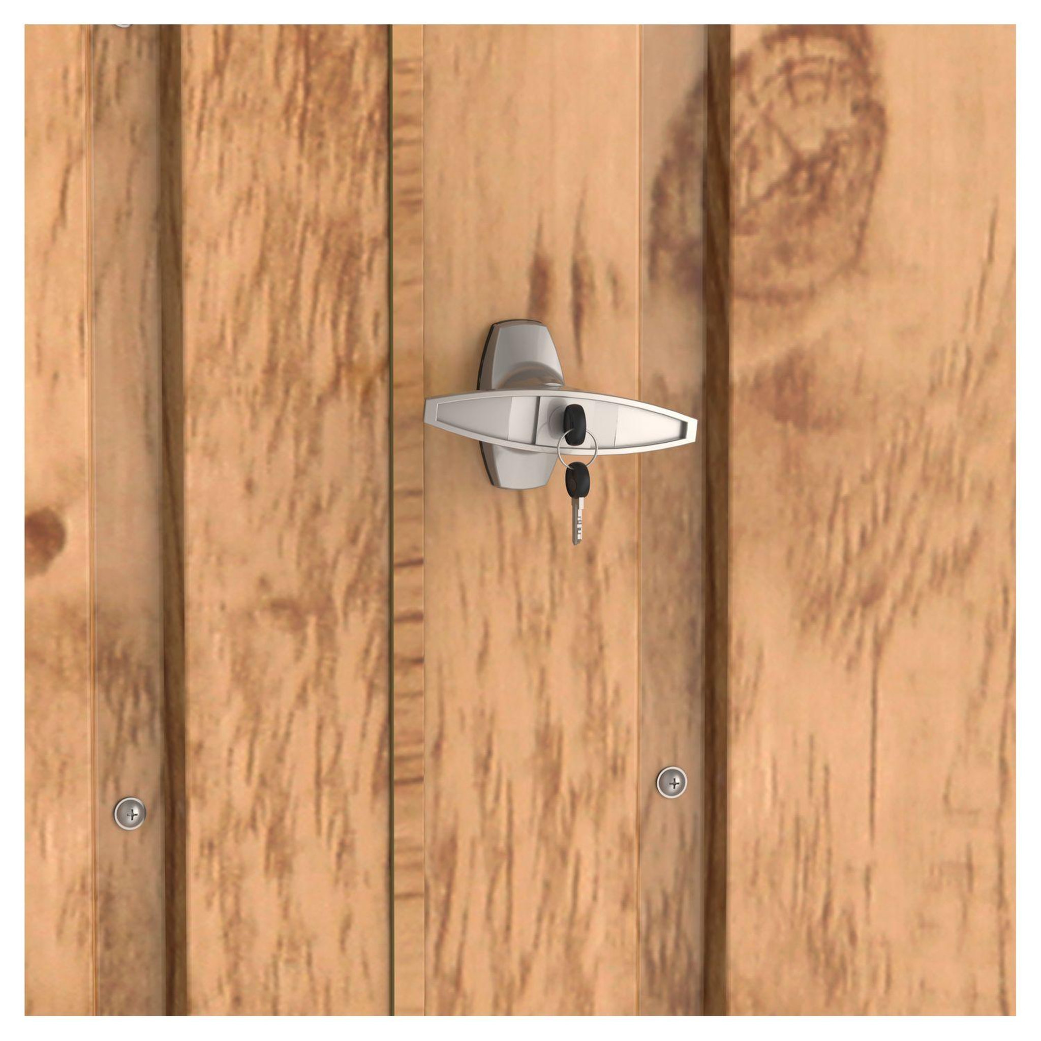 Voir la diapositive 3 : DURAMAX Abri à vélos - Métal - Imitation bois - 2,05m²