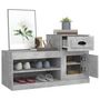 Voir la diapositive 5 : VIDAXL Armoire a chaussures gris beton 100x42x60 cm bois d'ingenierie