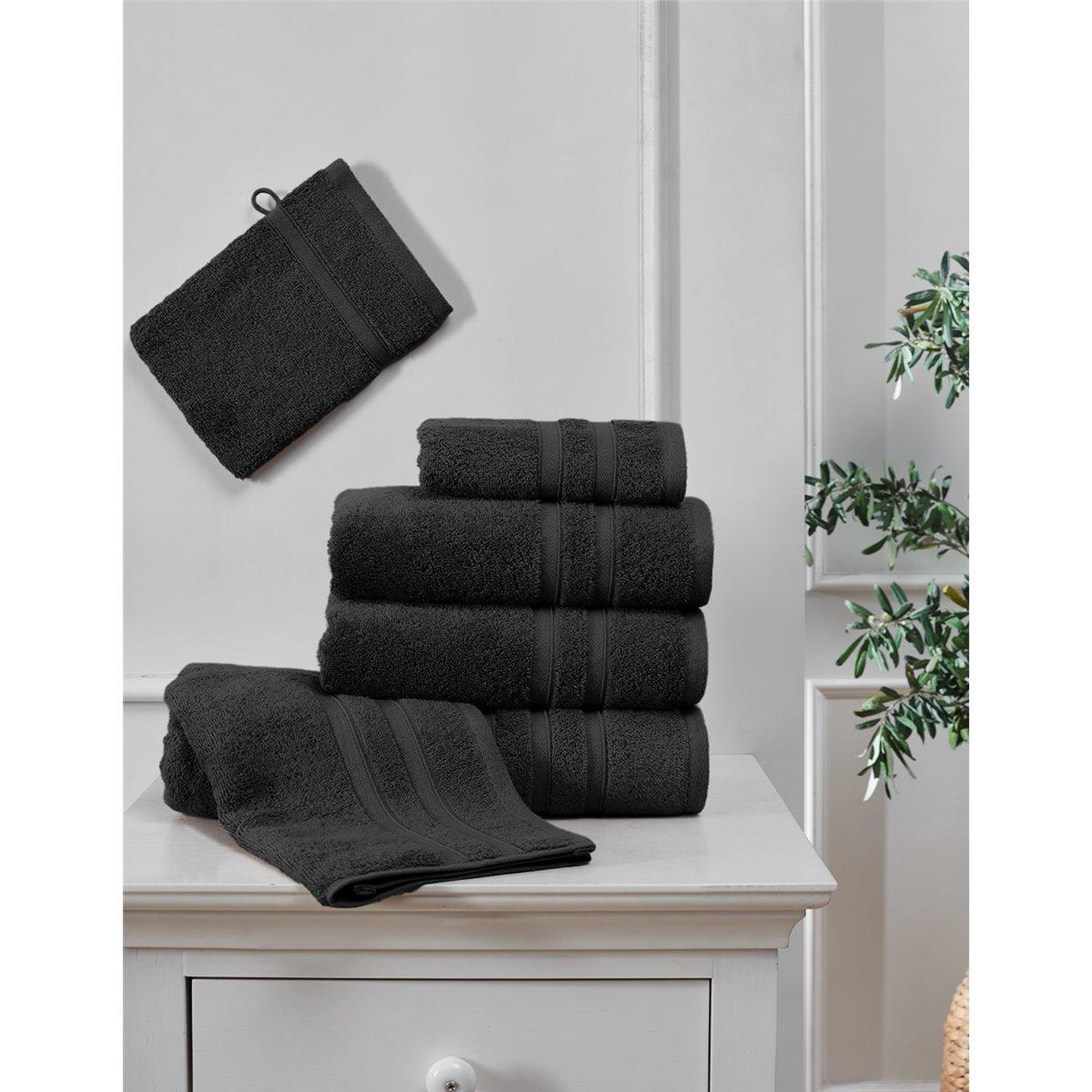 Voir la diapositive 5 : Sensei Maison Drap de bain en coton biologique 520 g/m² BIO ORGANIKA