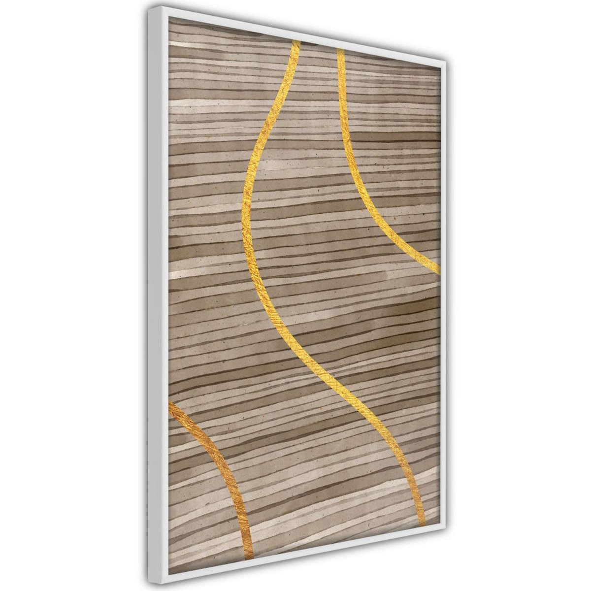Paris Prix Affiche Murale Encadrée  Golden Stripes