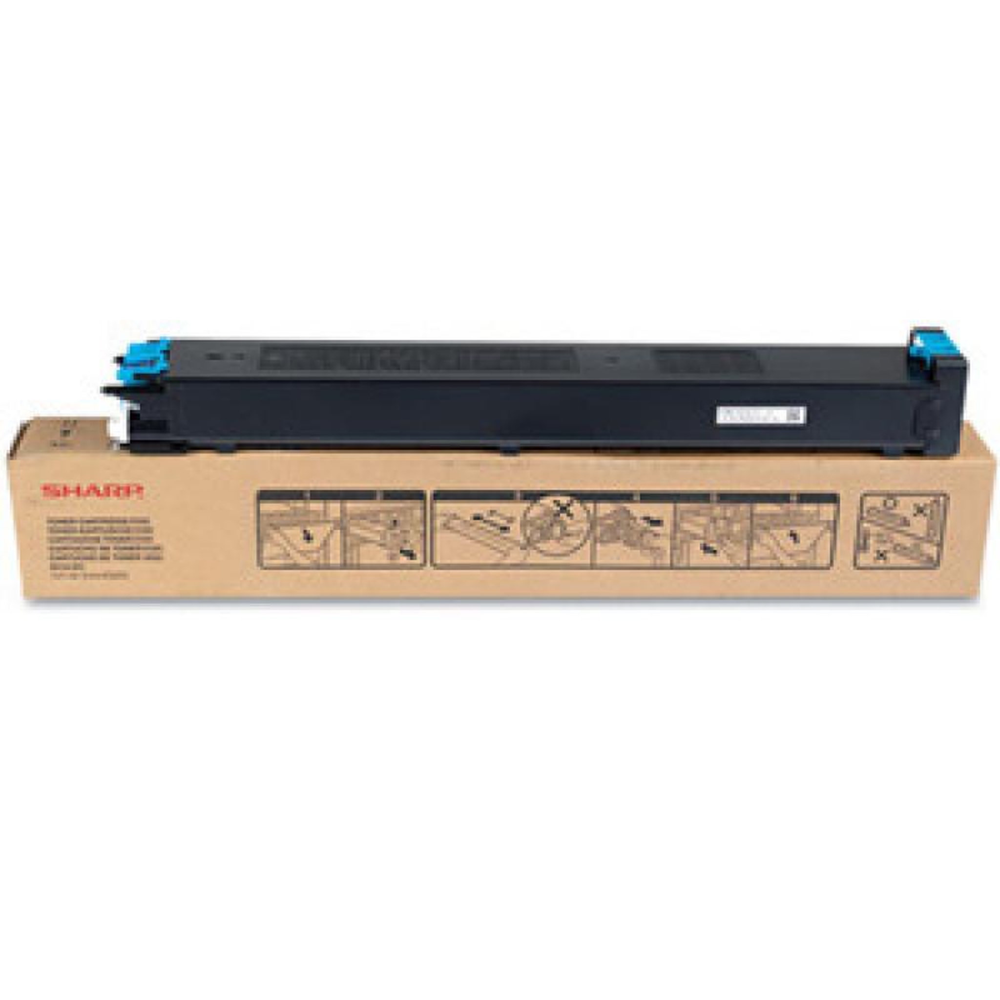 Voir la diapositive 2 : Sharp Sharp Toner Cyan (MX23GTCA)