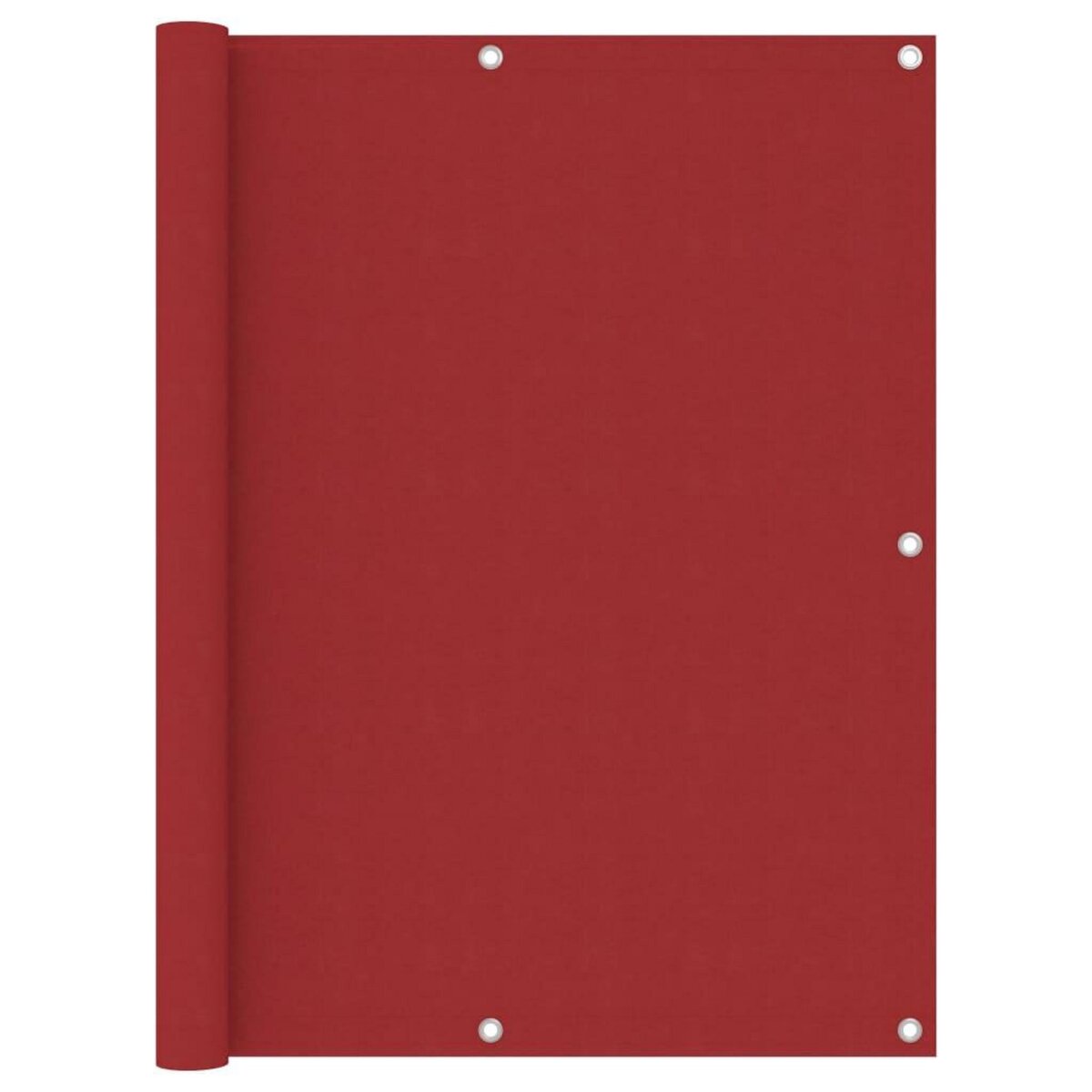 VIDAXL Ecran de balcon Rouge 120x500 cm Tissu Oxford