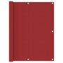 Voir la diapositive 1 : VIDAXL Ecran de balcon Rouge 120x500 cm Tissu Oxford