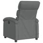 Voir la diapositive 5 : VIDAXL Fauteuil inclinable de massage electrique gris fonce tissu