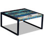 Voir la diapositive 2 : VIDAXL Table basse Bois de recuperation massif 80x80x40 cm
