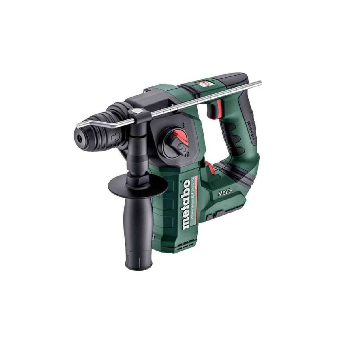 METABO SAS Marteau perforateur 12 V Powermaxx BH 12 BL 16 - Pick+Mix (sans batterie), coffret MetaBox