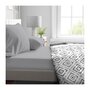 Voir la diapositive 2 : HOME LINGE PASSION Drap Housse - HOME LINGE PASSION - HP71761 - 90 x 190 cm + 30 cm bonnet - Microfibre - 82 g - Gris clair