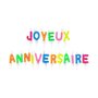 Voir la diapositive 1 : Paris Prix Bougie 18 Lettres  Anniversaire  4cm Multicolore