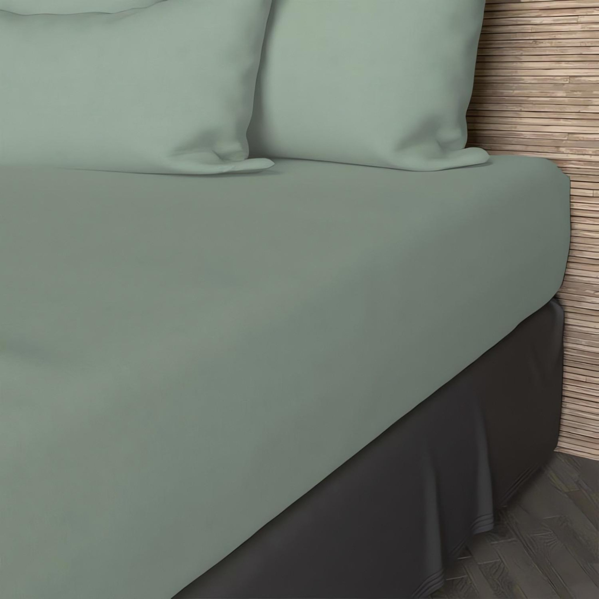 Voir la diapositive 1 : SOLEIL D'OCRE Drap housse en coton 57 fils uni, par soleil d'ocre