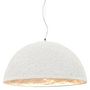 Voir la diapositive 4 : VIDAXL Lampe suspendue Blanc et argente Ø50 cm E27