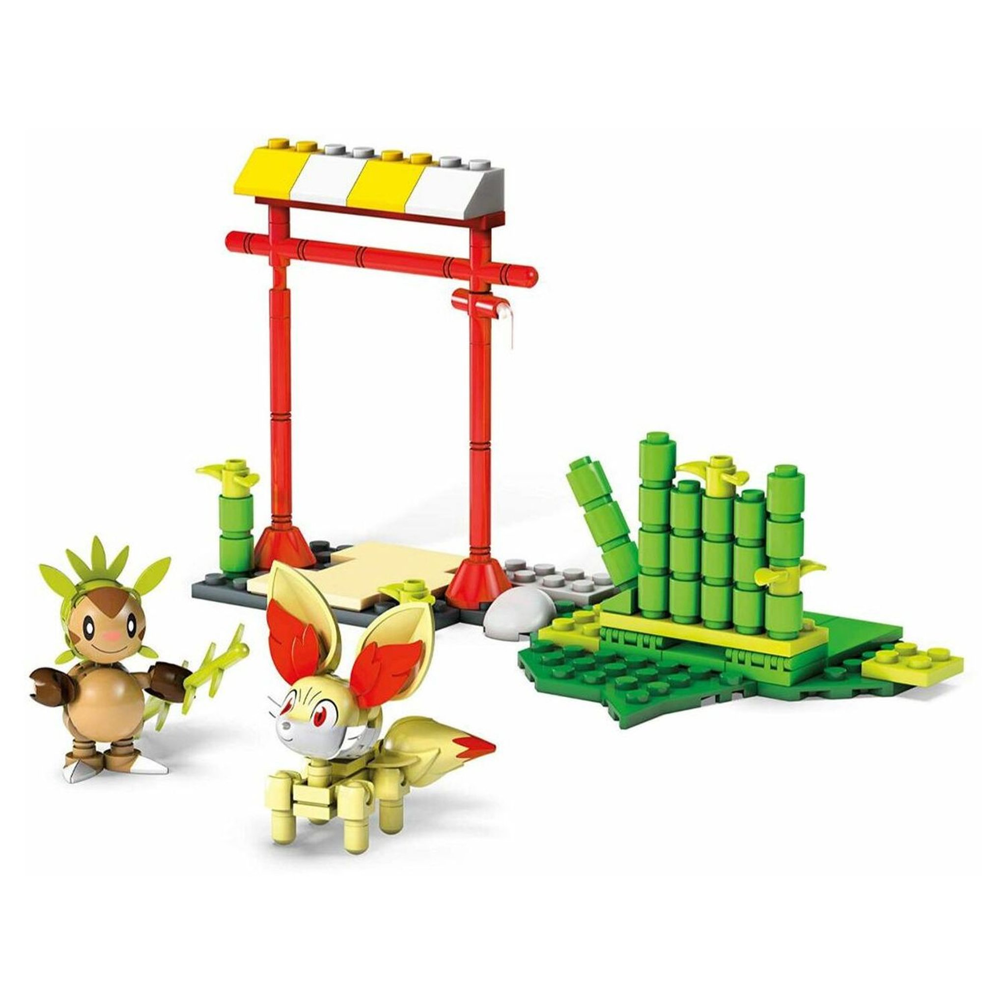 Voir la diapositive 1 : MEGA Jeu de construction Mega Construx Pokémon Marisson contre Feunnec