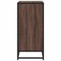 Voir la diapositive 5 : VIDAXL Buffet chene marron 68x35x76 cm bois d'ingenierie et metal