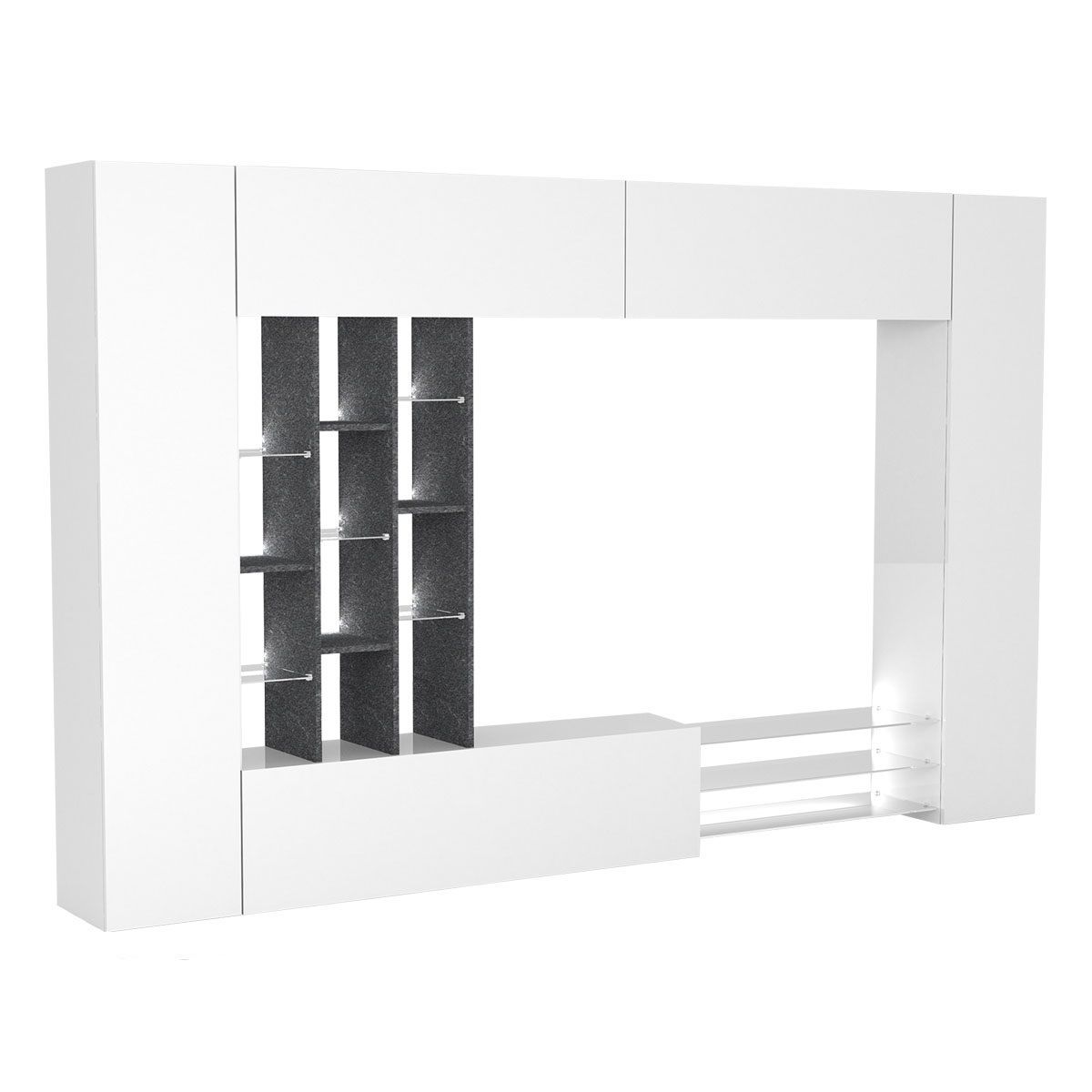 Ensemble meuble tv mural GIZEH L290 cm