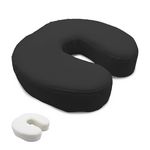 VIVEZEN Coussin, têtière 29,5 x 28 x 7 cm à scratch pour table de massage. Coloris disponibles : Noir, Blanc