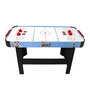Voir la diapositive 1 : PLAY4FUN Air Hockey Teenager - Table de Air-Hockey avec système d'air pulsé 6-8W - 142 x 72 x 81 cm - Bleu/Noir
