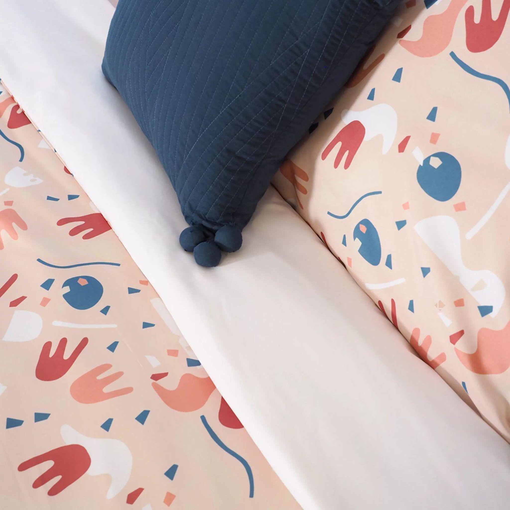 Voir la diapositive 4 : COTE DECO Parure de lit anaheim - microfibre 72 g/m² - 220 x 240 cm - rose