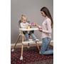 Voir la diapositive 3 : BEBELISSIMO BEBELISSIMO - Chaise Haute Évolutive en Bois - 3 en 1 – 6 mois jusqu'à 5 ans - réhausseur - rose