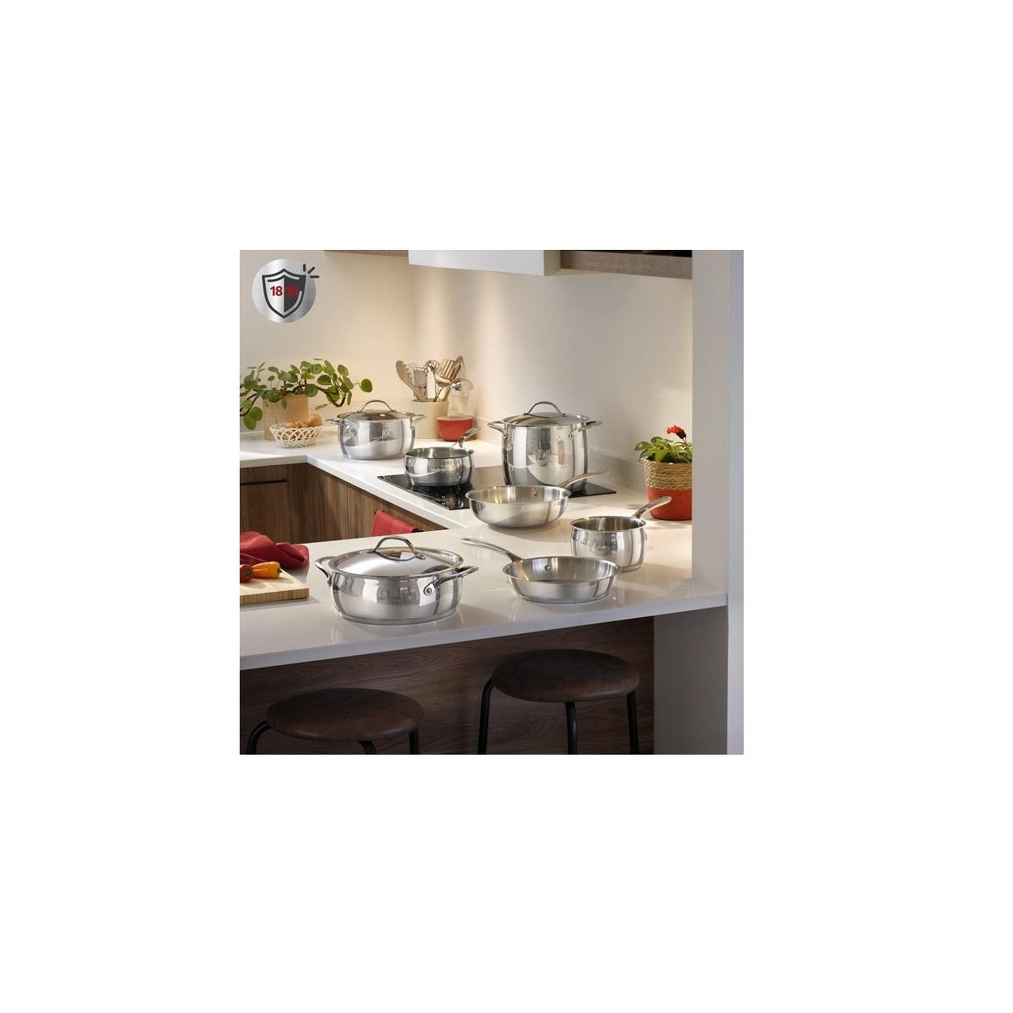 Voir la diapositive 4 : Lagostina Casserole inox 16cm - 011108032318