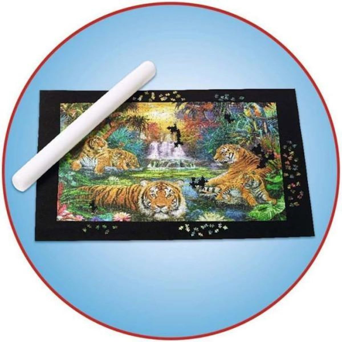 RAVENSBURGER Mallette Puzzle Store 300 – 1000 pièces – Ravensburger – Pour trier, réaliser, transporter et conserver vos puzzles – Accessoire puzzle